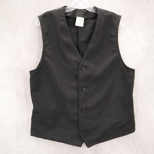 Fashion Seal Black 5 Button Pocket Waistcoat Formal Suit Vest 40R‎ Medium